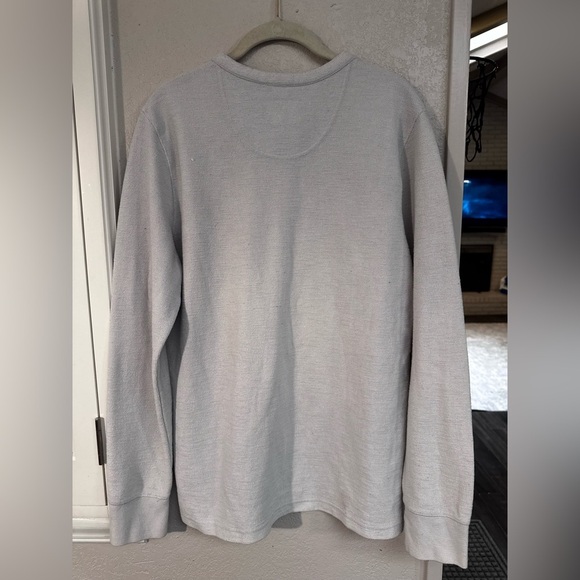 Goodfellow & Co Cream Long Sleeve Henley - Picture 3 of 5